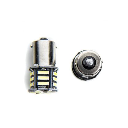 LED-lampa för bil – P21W – BA15S – 6000K – 21 LED – SMD 7020 – 2-pack