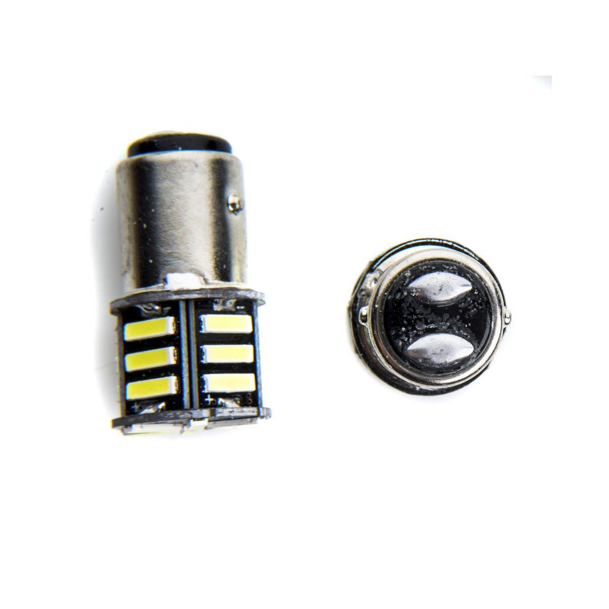LED-lampa för bil – P21/5W – BAY15d – 6000K – 21 LED – SMD 7020 – 2-pack