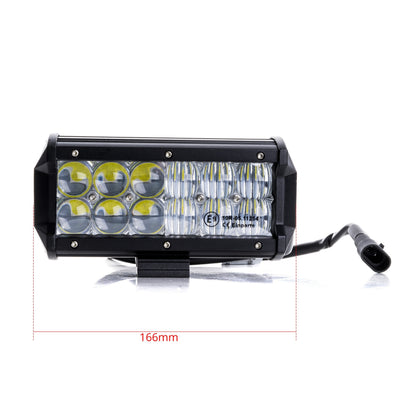 LED-arbetslampa – 60 W – 6000K – 12 LED – 7200 LM – 166 mm