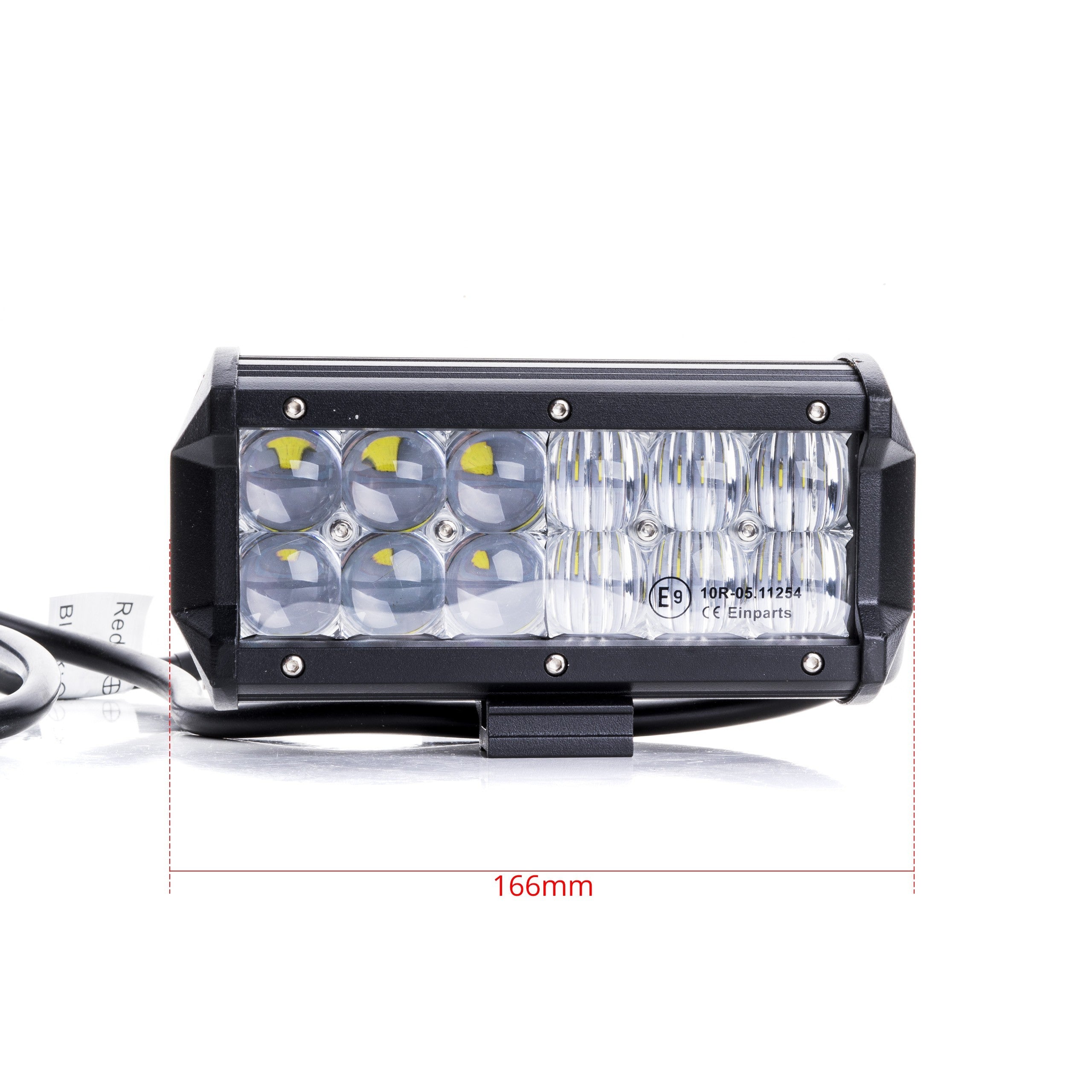 LED-arbetslampa – 84 W – 6000K – 12 LED – 10080 LM – 166 mm