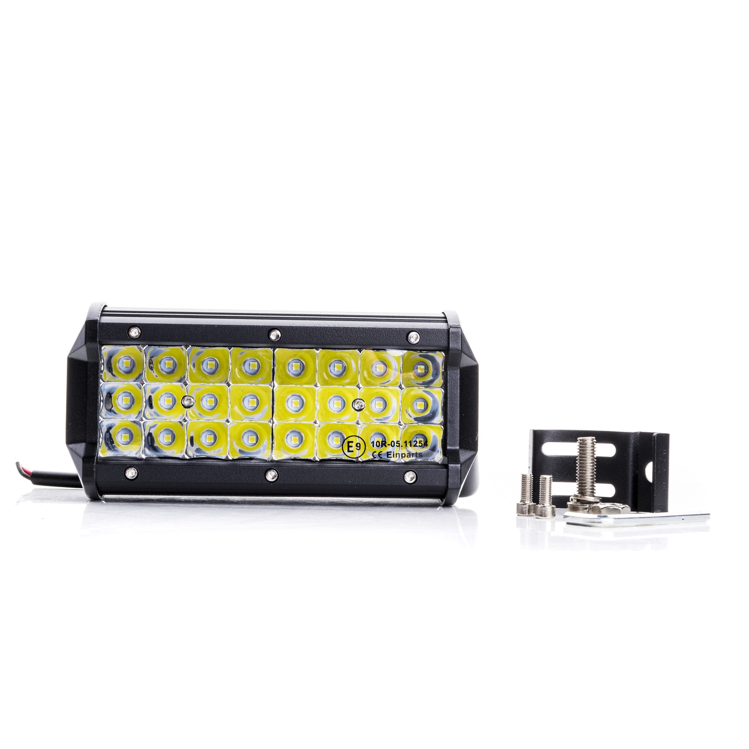 LED-arbetslampa – 72 W – 6000K – 24 LED – 8640 LM – 166 mm