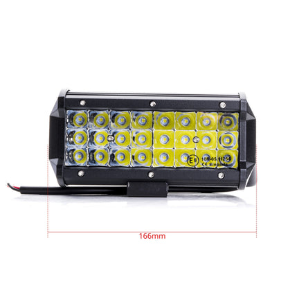 LED-arbetslampa – 72 W – 6000K – 24 LED – 8640 LM – 166 mm