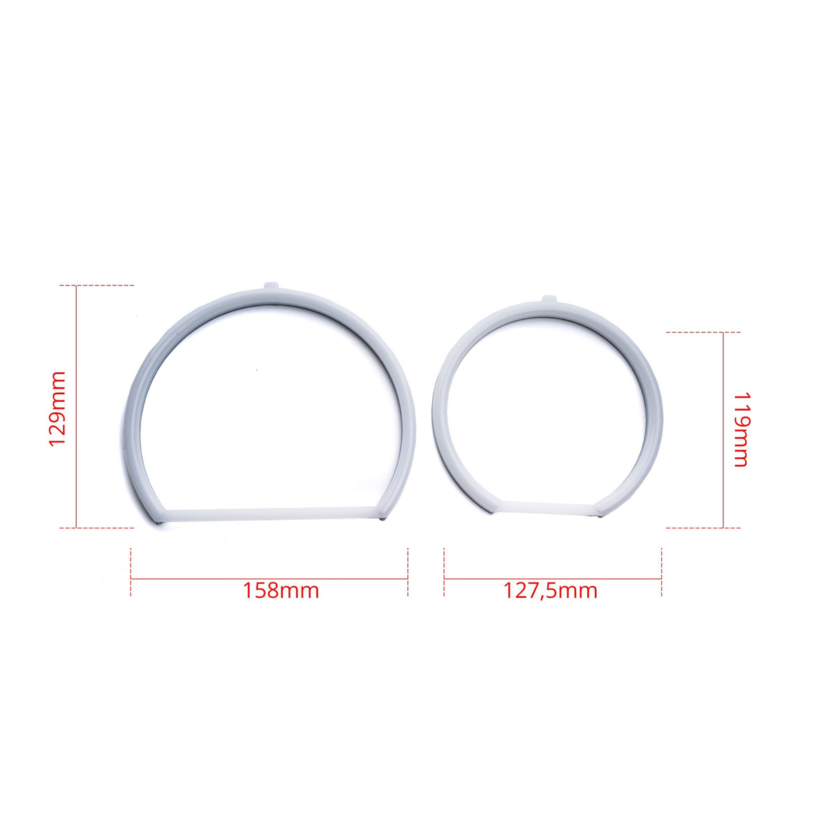 Angel Eyes-belysning BMW X5 E53 – 6000K – 119/ 129 mm