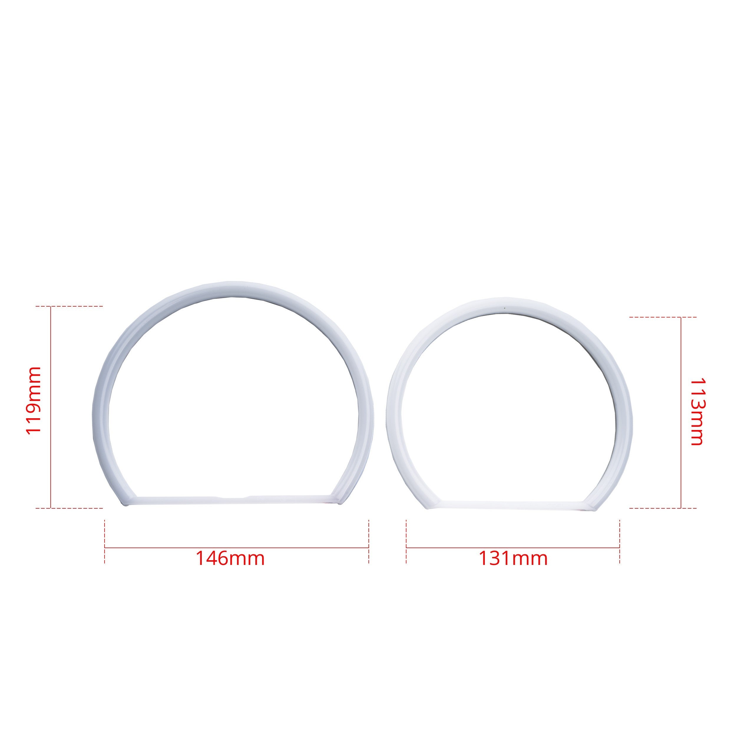 Angel Eyes-belysning BMW 3 E46 utan projektorlins/3 E46 Fl m.fl. – 6000K