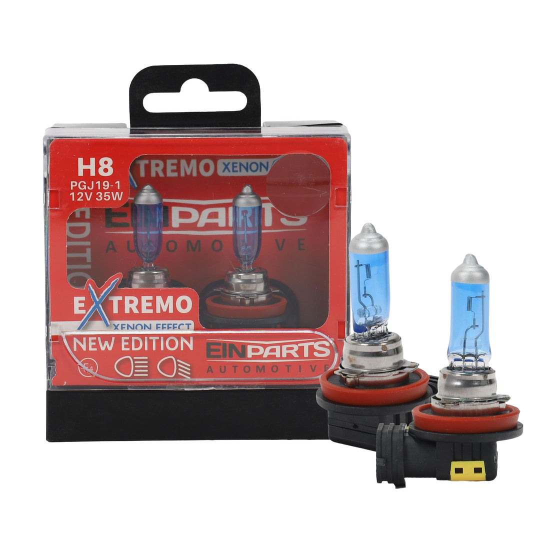 Halogenlampsats – H8 – 6000K – 9V - 16V – 35 W – PGJ19–1 – 2-pack