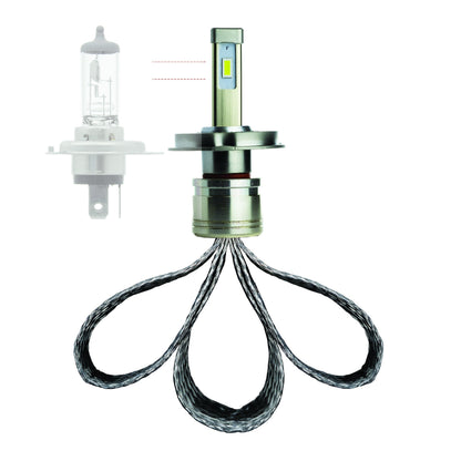 LED-konverteringssats – H4 – 6000K – 9V - 32V – P43t – 2-pack