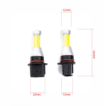 LED-lampa för bil – PSX26W – PG18.5D-3 – 6000K – 1 LED – COB – 2-pack