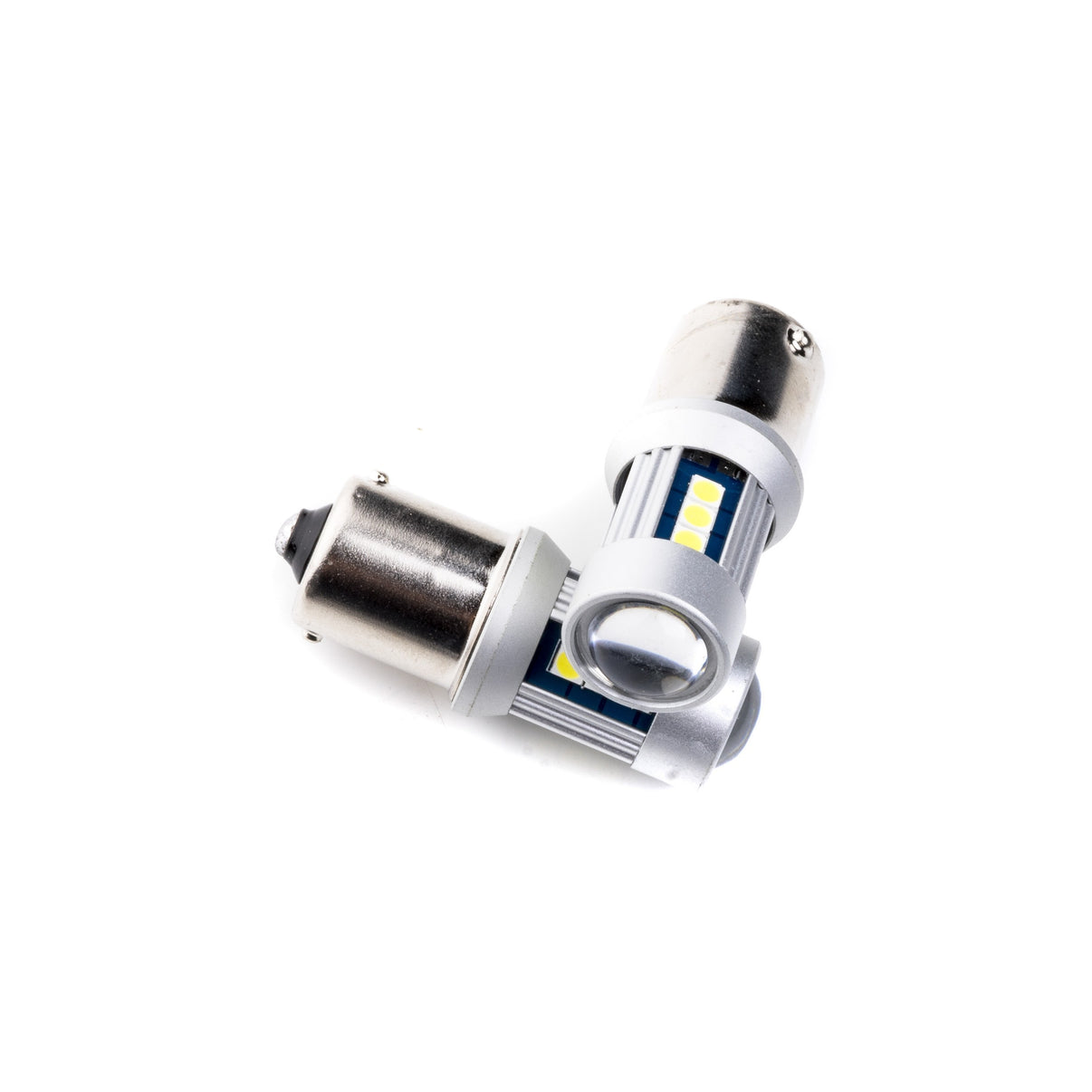 LED-lampa för bil – P21W – BA15S – 6000K – 15 LED – SMD 3030 – 2-pack
