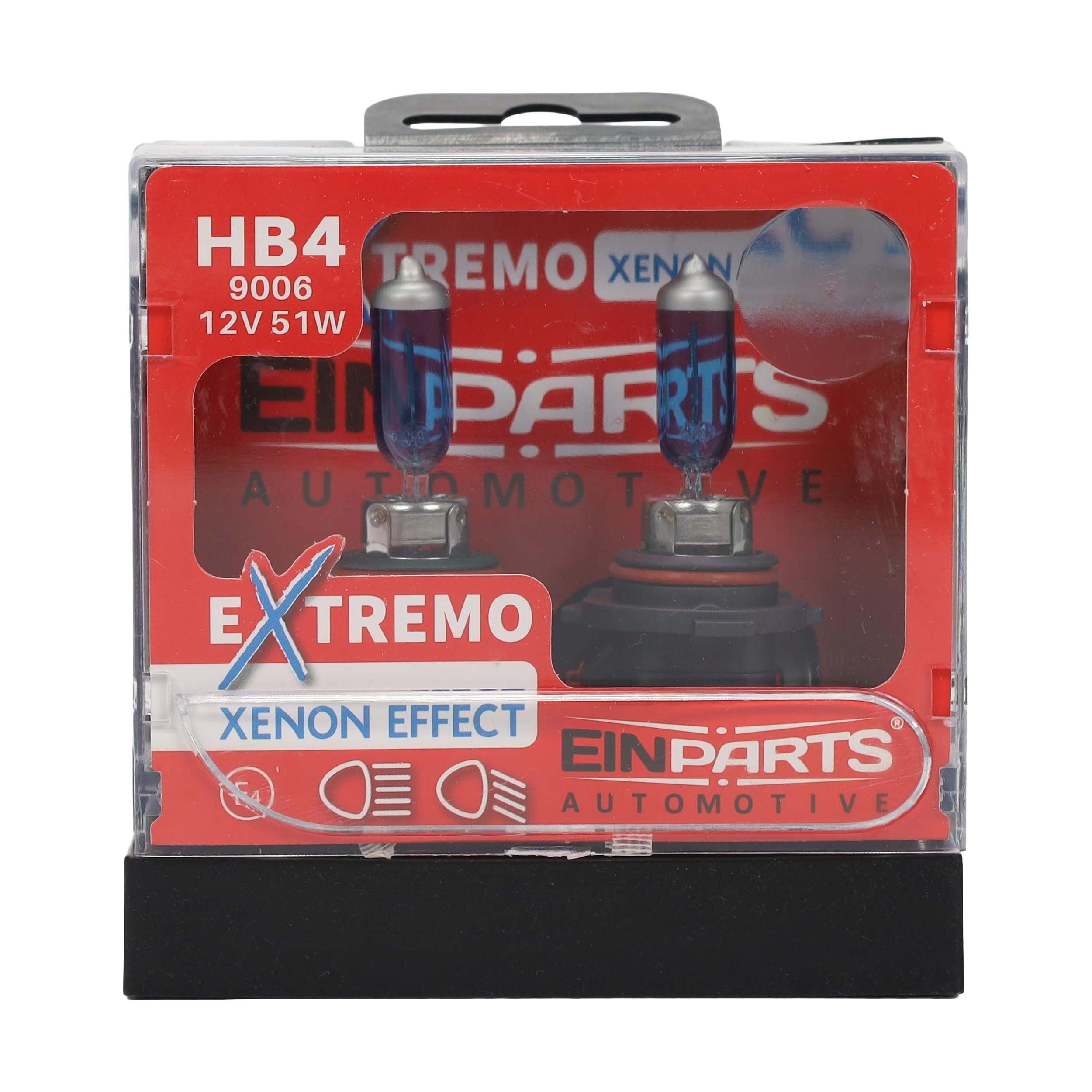 Halogenlampsats – HB4 – 6000K – 9V - 16V – 55 W – P22d – 2-pack