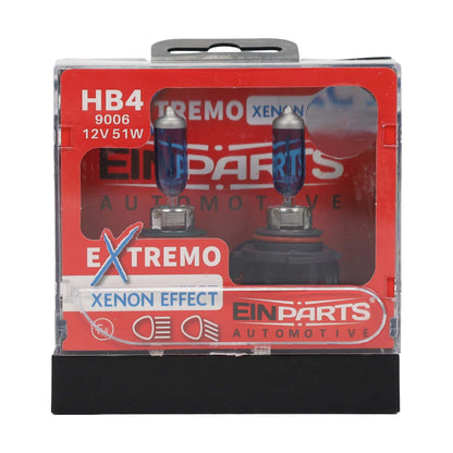 Halogenlampsats – HB4 – 6000K – 9V - 16V – 55 W – P22d – 2-pack
