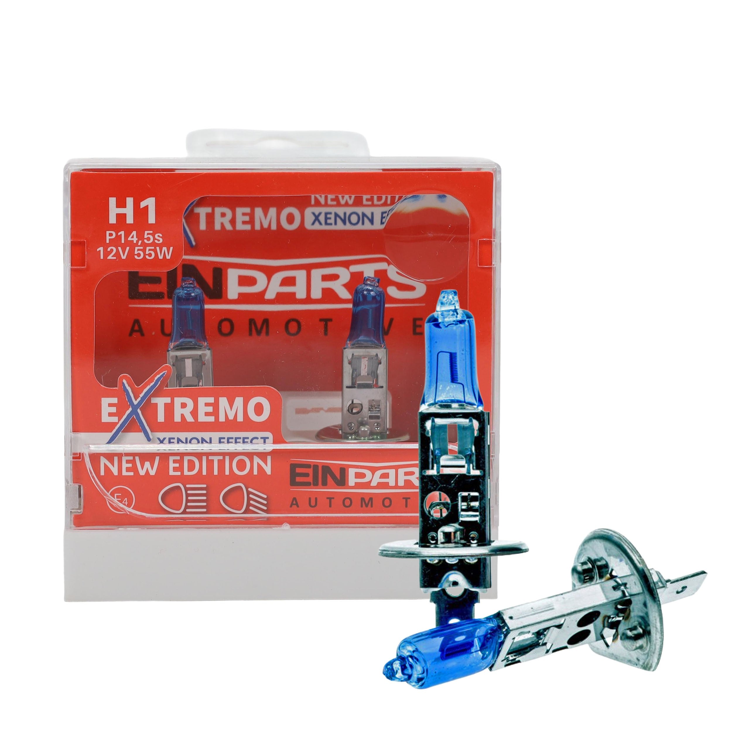 Halogenlampsats – H1 – 6000K – 9V - 16V – 2-pack