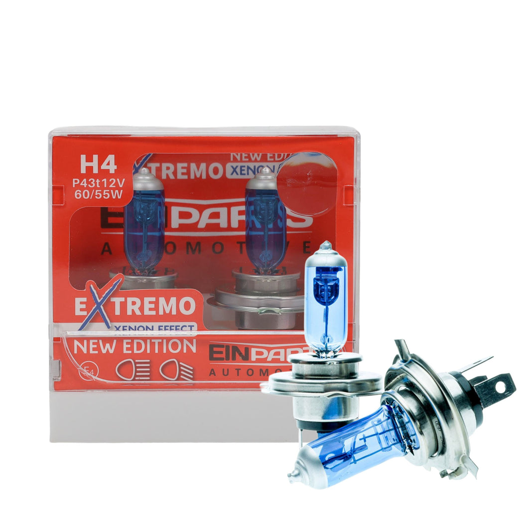 Halogenlampsats – H4 – 6000K – 9V - 16V – 2-pack