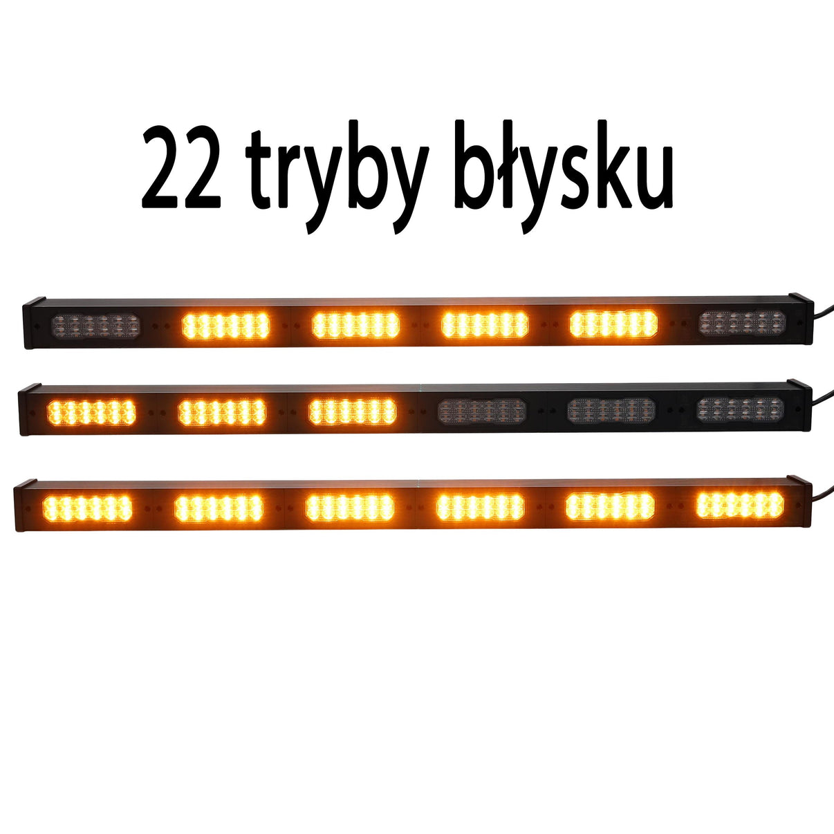LED-varningsljus – 12–24V – 91 cm (36")