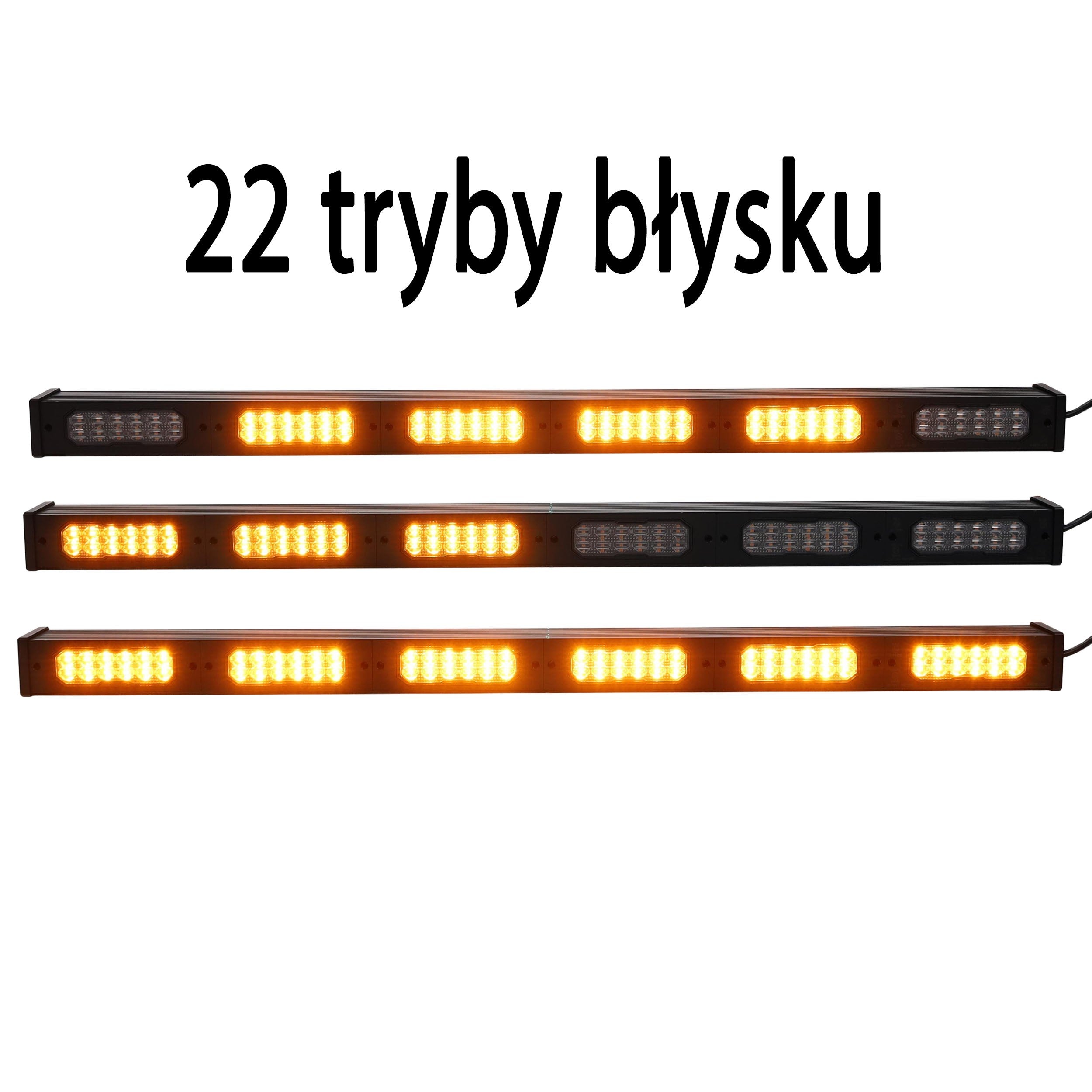 LED-varningsljus – 12–24V – 91 cm (36")