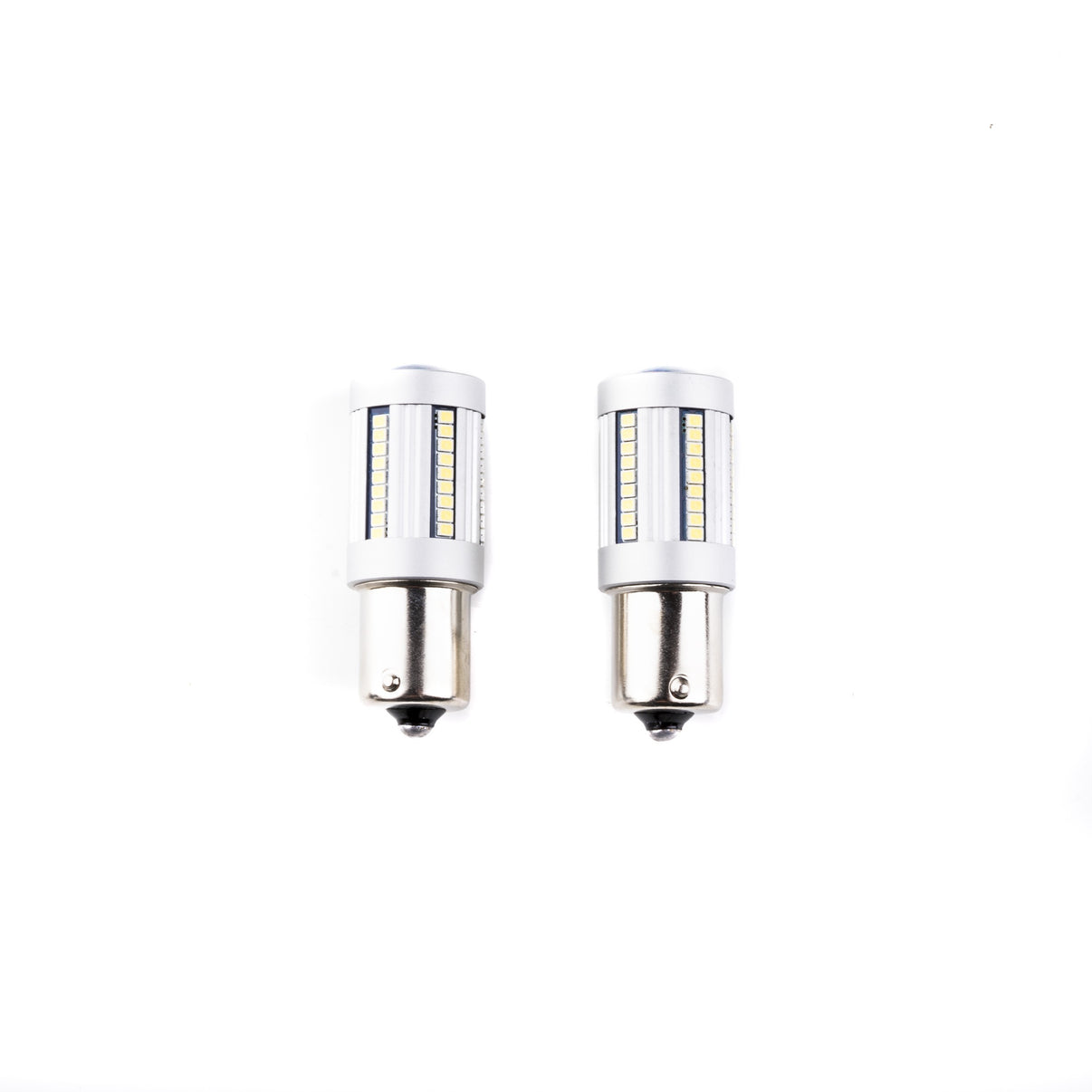 LED-lampa för bil – P21W – BA15S – 6000K – 66 LED – SMD 2016 – 2-pack