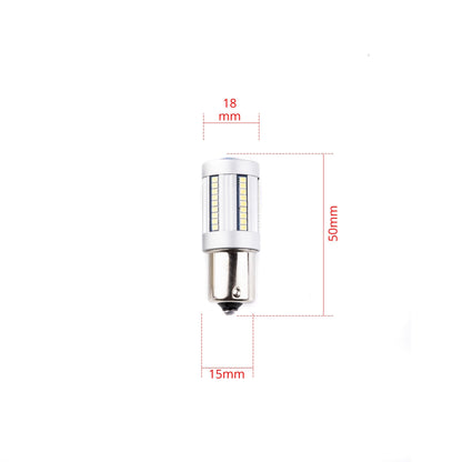 LED-lampa för bil – P21W – BA15S – 6000K – 66 LED – SMD 2016 – 2-pack