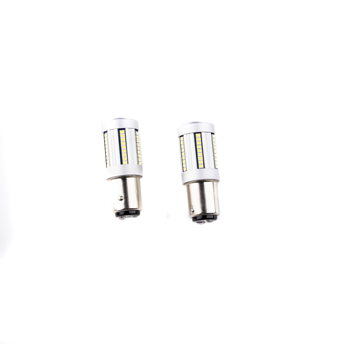 LED-lampa för bil – P21/5W – BAY15d – 6000K – 66 LED – SMD 2016 – 2-pack