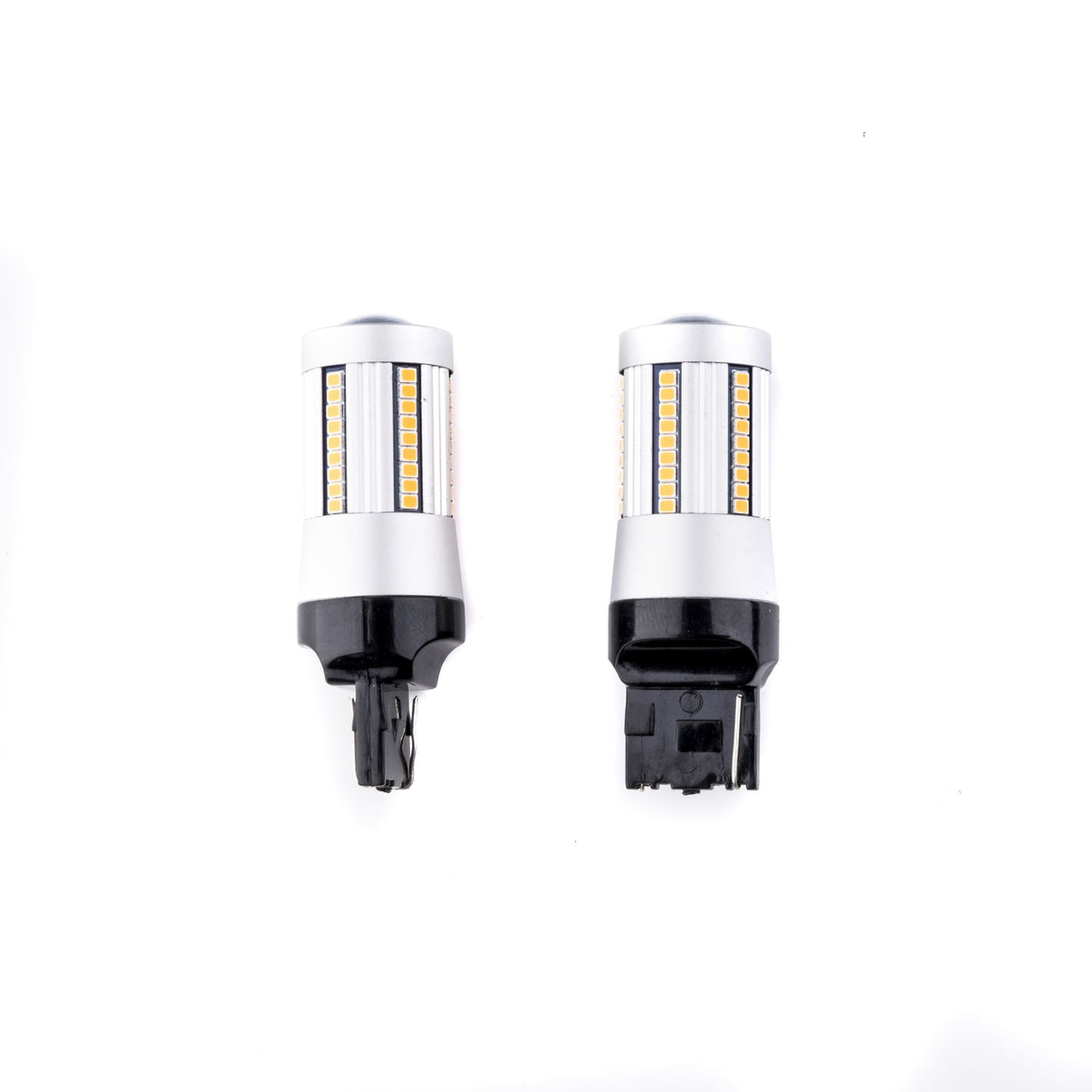 LED-lampa för bil – W21W – W3X16D – 1700–1800K (Orange) – 66 LED – SMD 2016