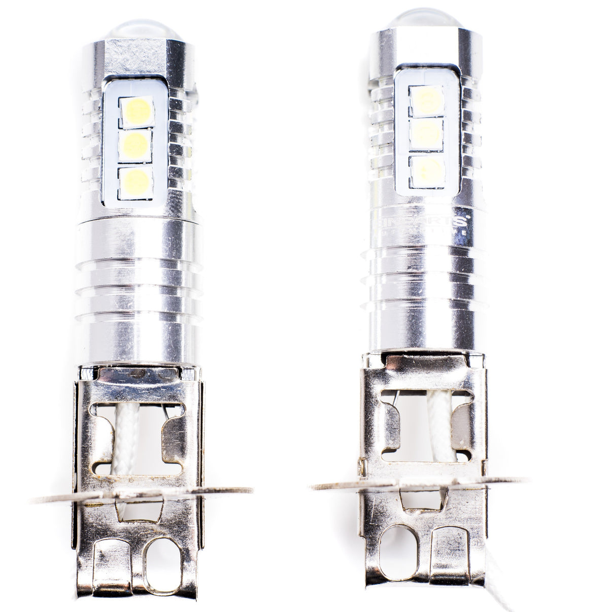 LED-lampa för bil – H3 – PK22s – 6000K – 14 LED – SMD 3030 – 2-pack
