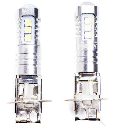 LED-lampa för bil – H3 – PK22s – 6000K – 14 LED – SMD 3030 – 2-pack