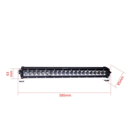 LED-arbetslampa – 200 W – 6000K – 20 LED – 27000 LM – 580 mm