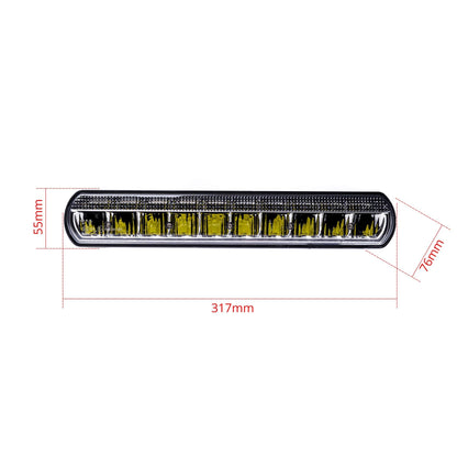 LED-arbetslampa – 100 W – 6000K – 10 LED – 6260 LM – 317 mm – 2-pack