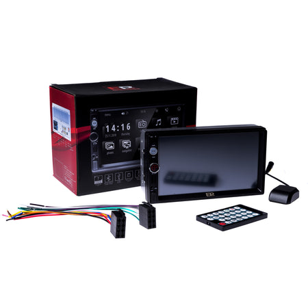 2-DIN-bilstereo – Svart – 60 W – 9V - 16V – 180 mm
