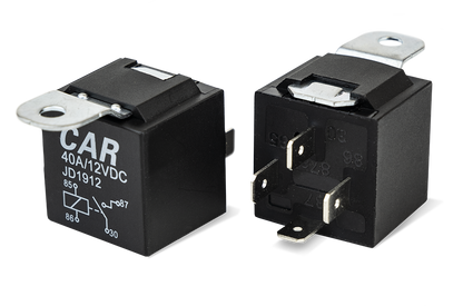 Relä 40A – 4 – PIN – produktbild framifrån | Xenonkungen