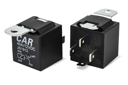 Relä 40A – 4 – PIN – produktbild framifrån | Xenonkungen