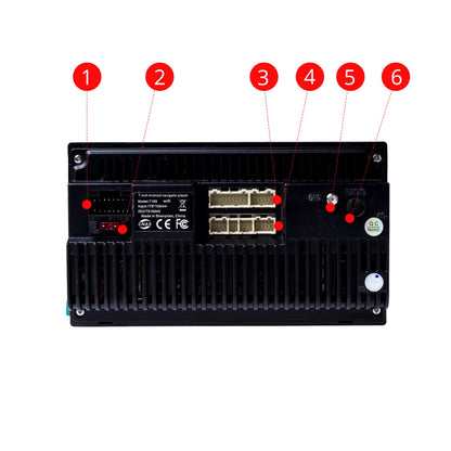 2-DIN-bilstereo – Svart – 45 W – 9V - 16V – 180 mm