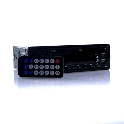1-DIN-bilstereo – Svart – 9V - 16V – 188 mm – 57 × 112 mm