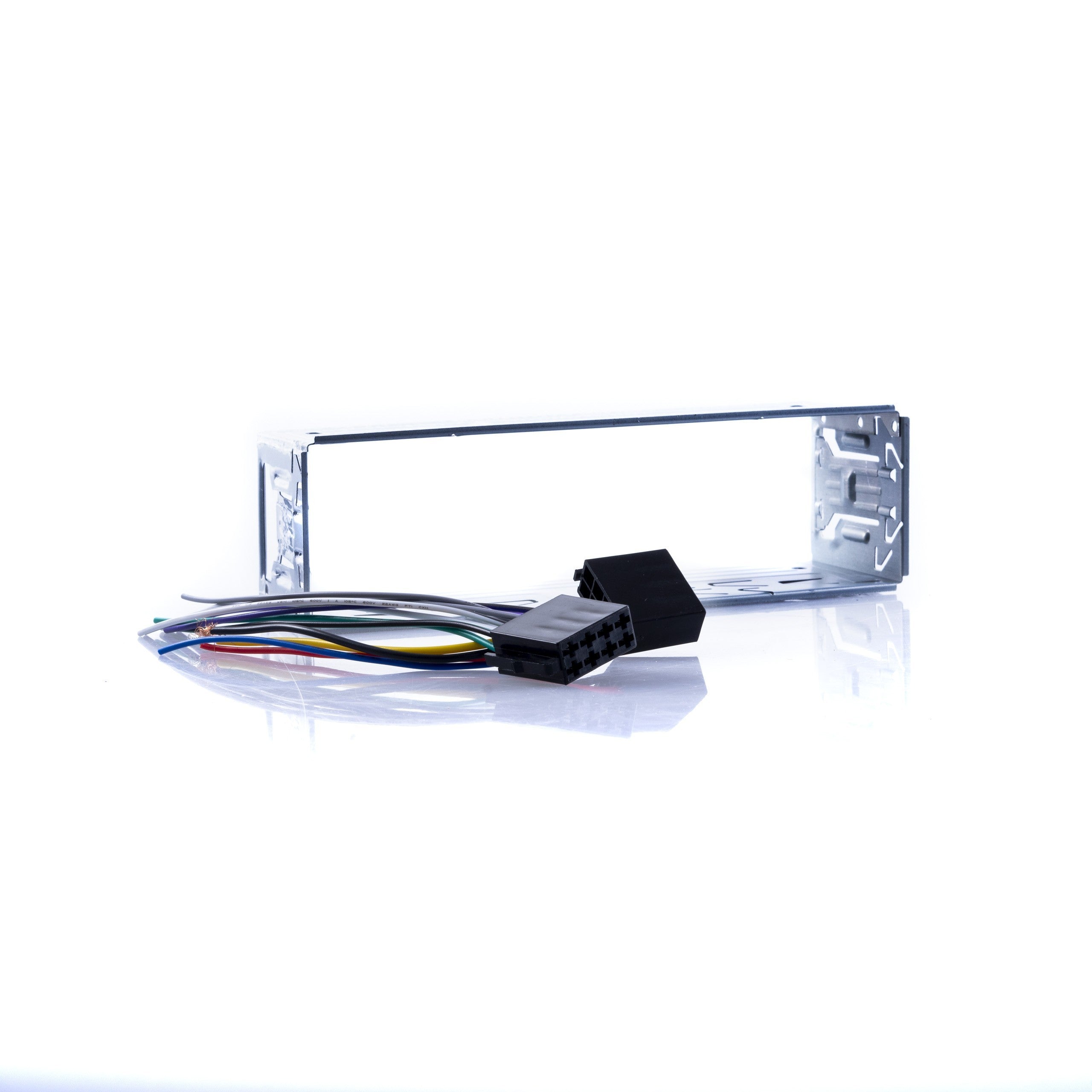 1-DIN-bilstereo – Svart – 9V - 16V – 188 mm – 57 × 112 mm