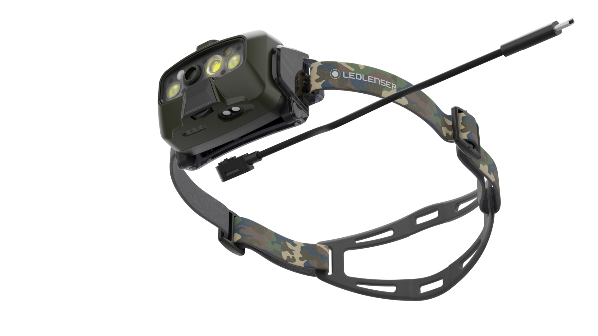 LEDLENSER HF8R Core RGB Camo - emballage og indhold | LED LINSER
