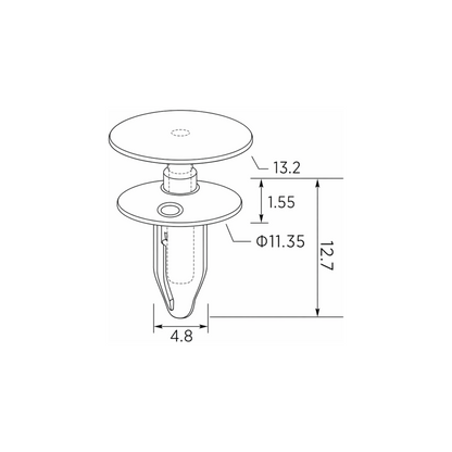 Fästclips – 10-pack