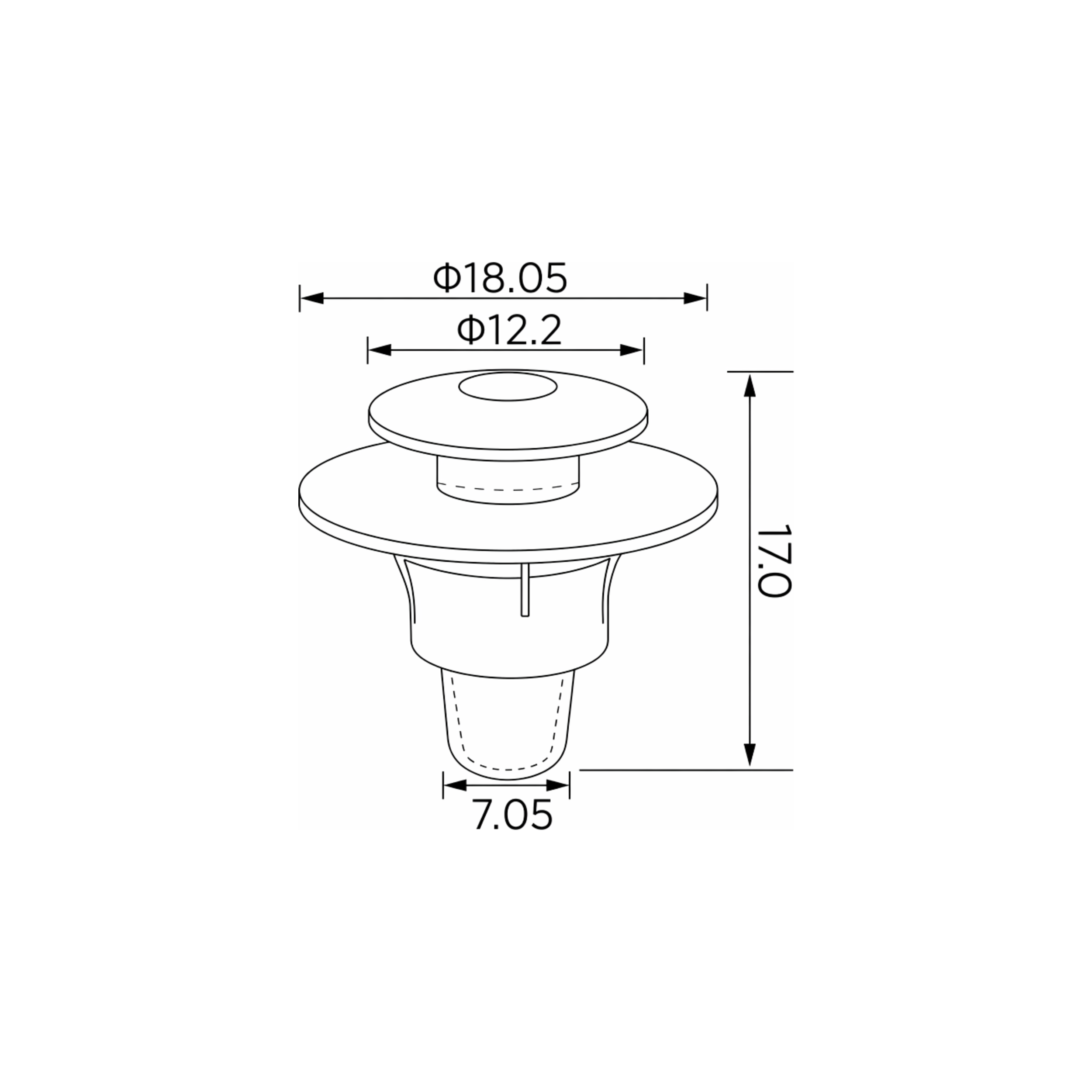Fästclips Seat Altea/Altea XL m.fl. – 10-pack