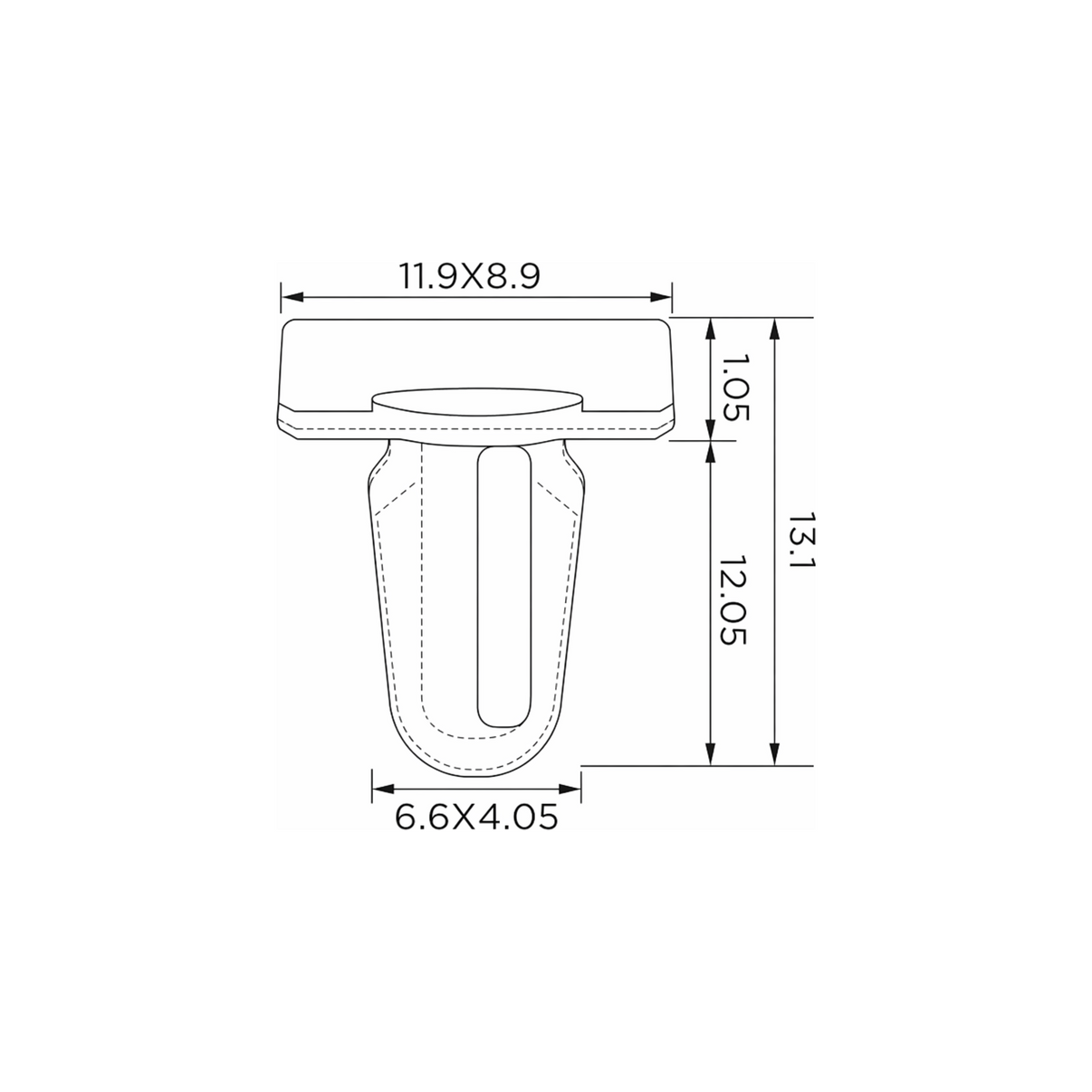 Fästclips BMW 1/1 Coupé m.fl. – 10-pack – fäste Stabilt fäste