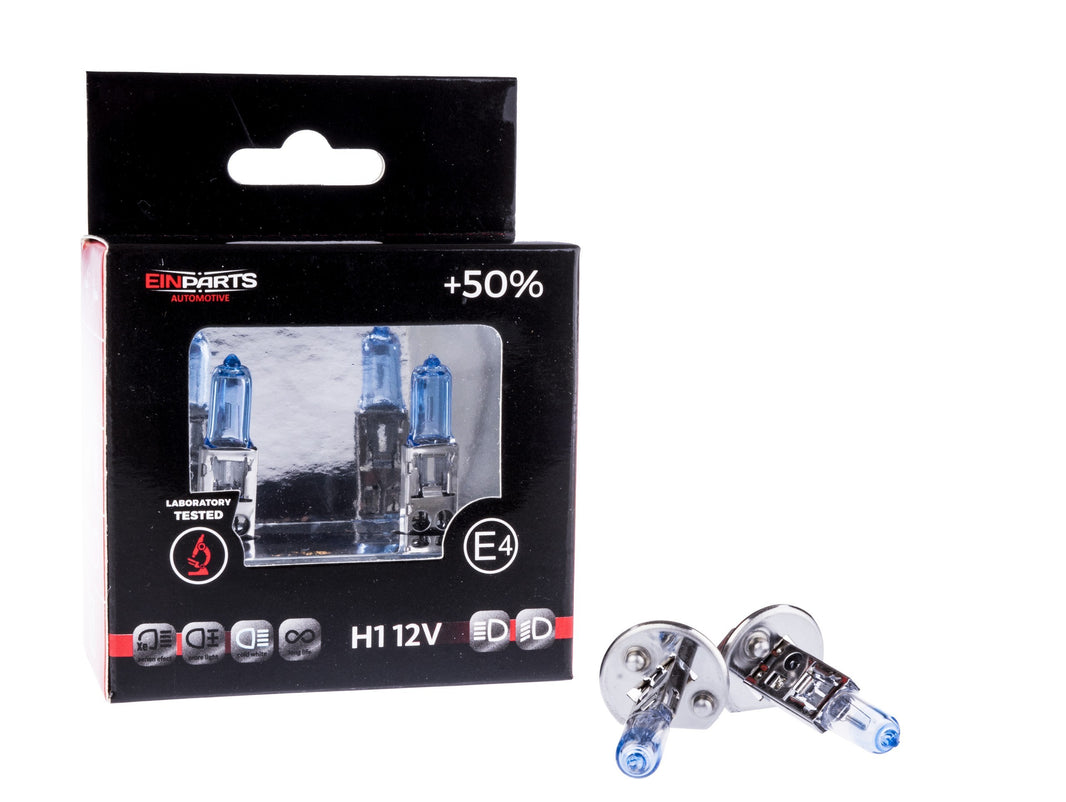 Halogenlampsats – H1 – 5000K – 9V - 16V – 55 W – 2-pack