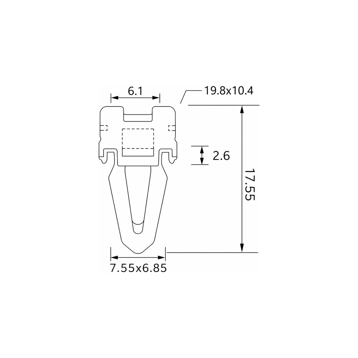 Fästclips – 10-pack