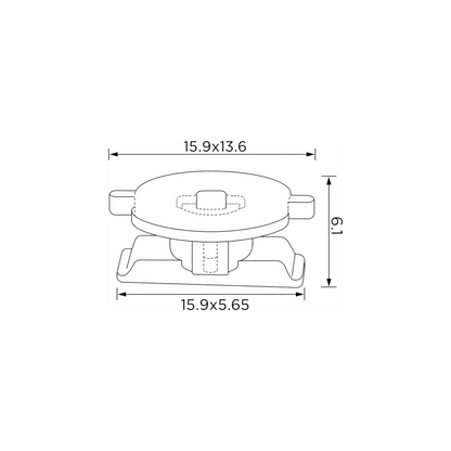 Fästclips – 10-pack