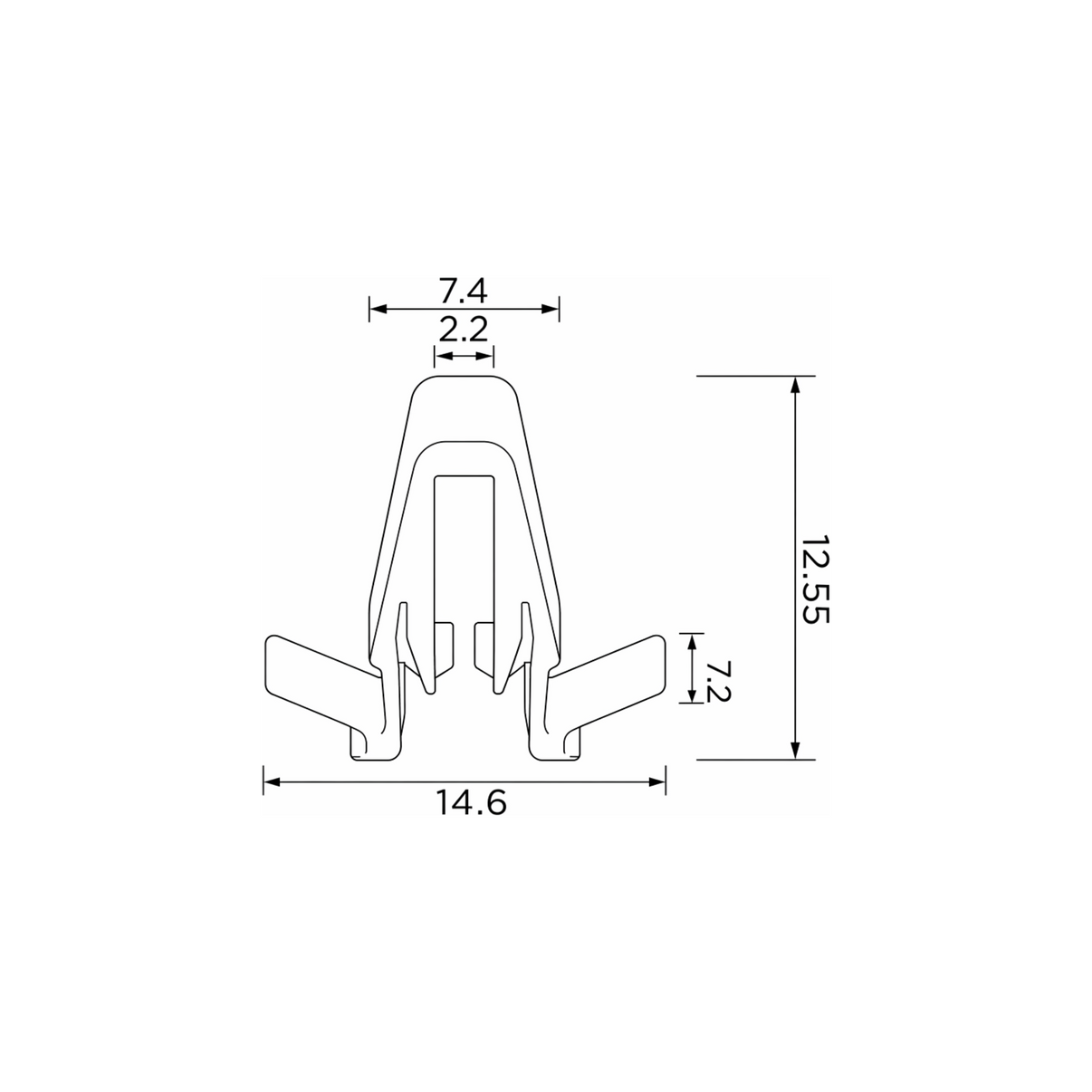 Fästclips Lexus Es/Gx m.fl. – 10-pack