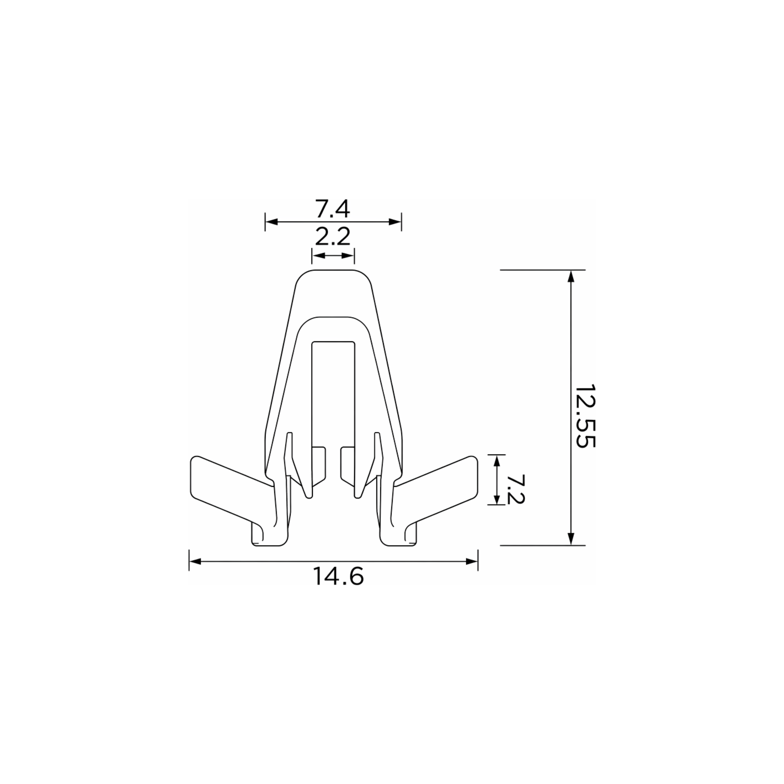 Fästclips Lexus Es/Gx m.fl. – 10-pack