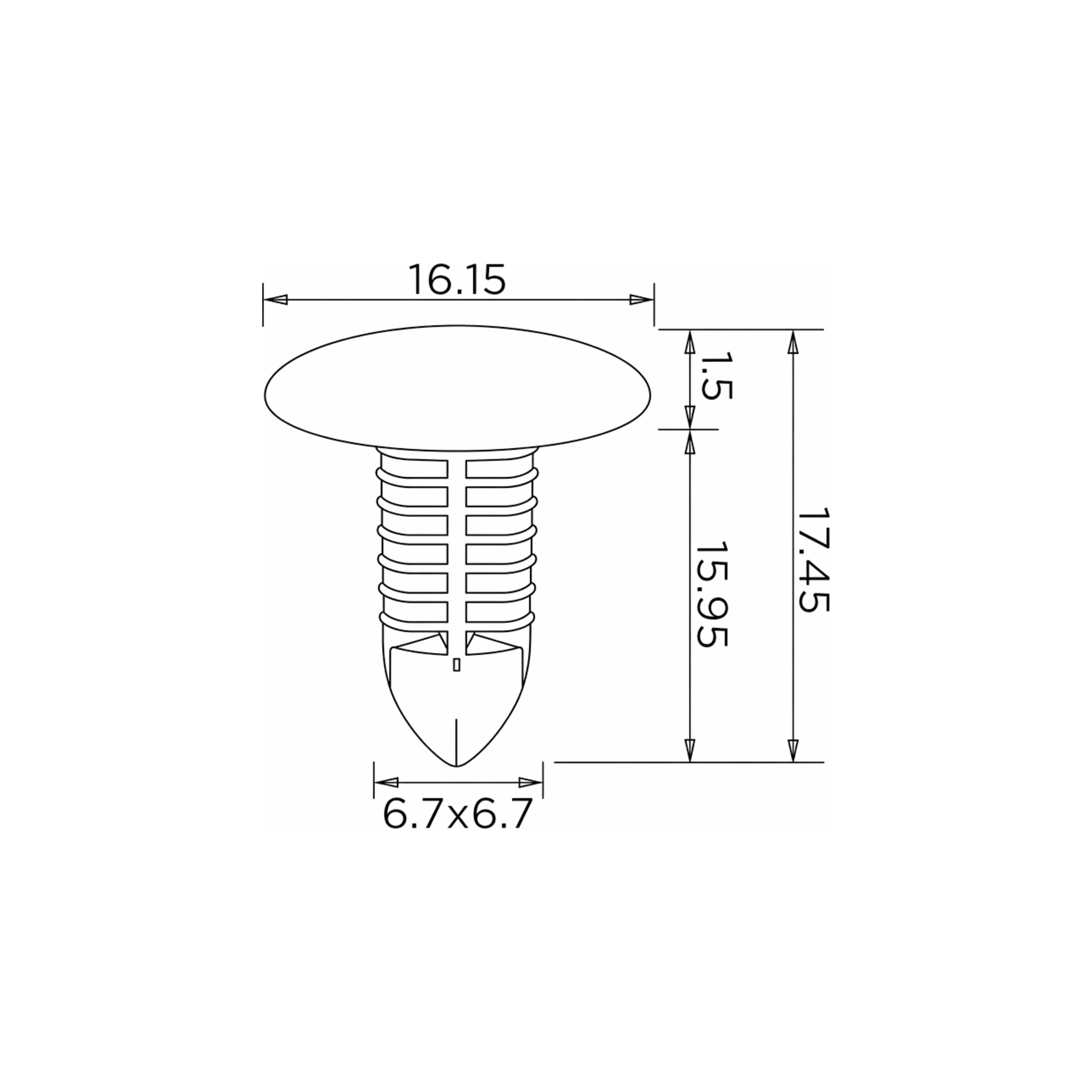 Fästclips – 10-pack
