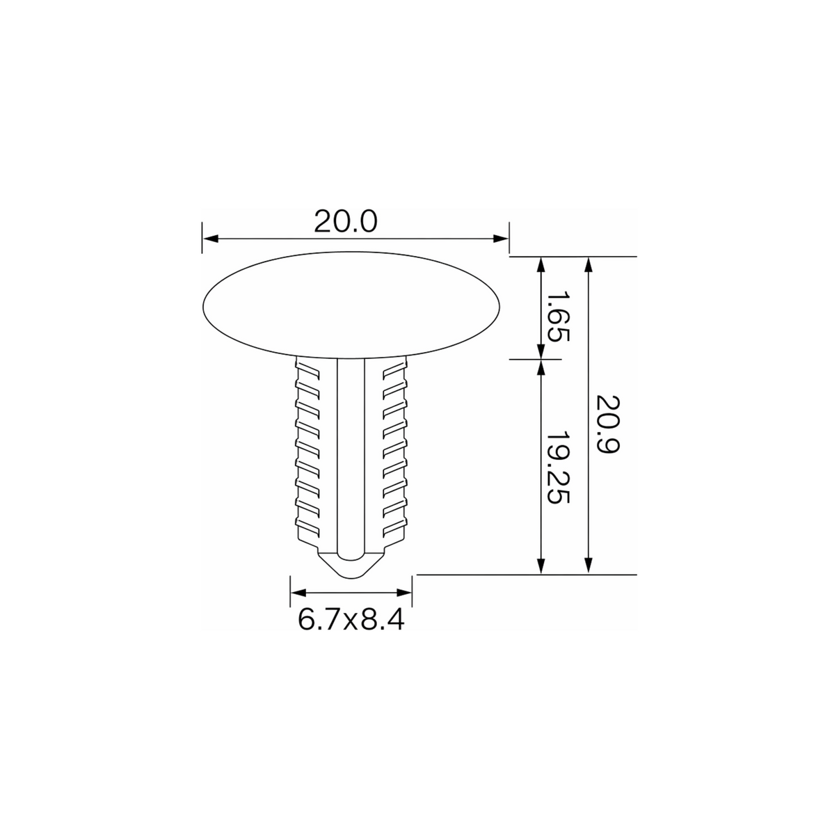 Fästclips – 10-pack