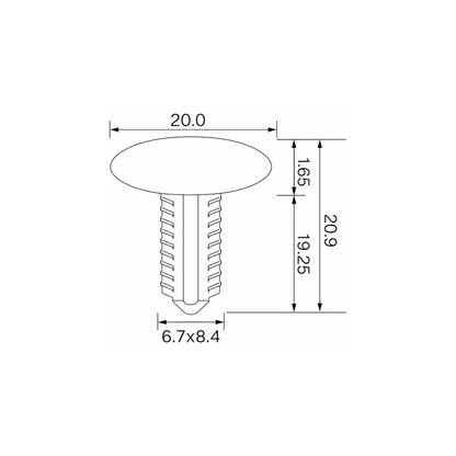 Fästclips – 10-pack