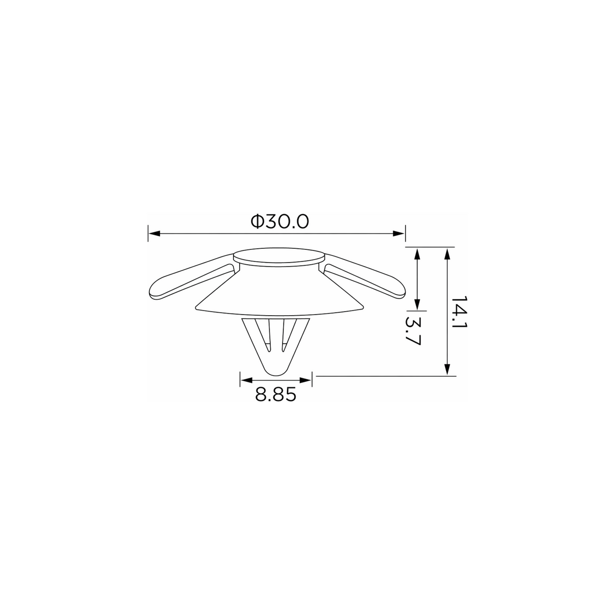 Fästclips Chrysler Pacifica/Pt Cruiser m.fl. – 10-pack