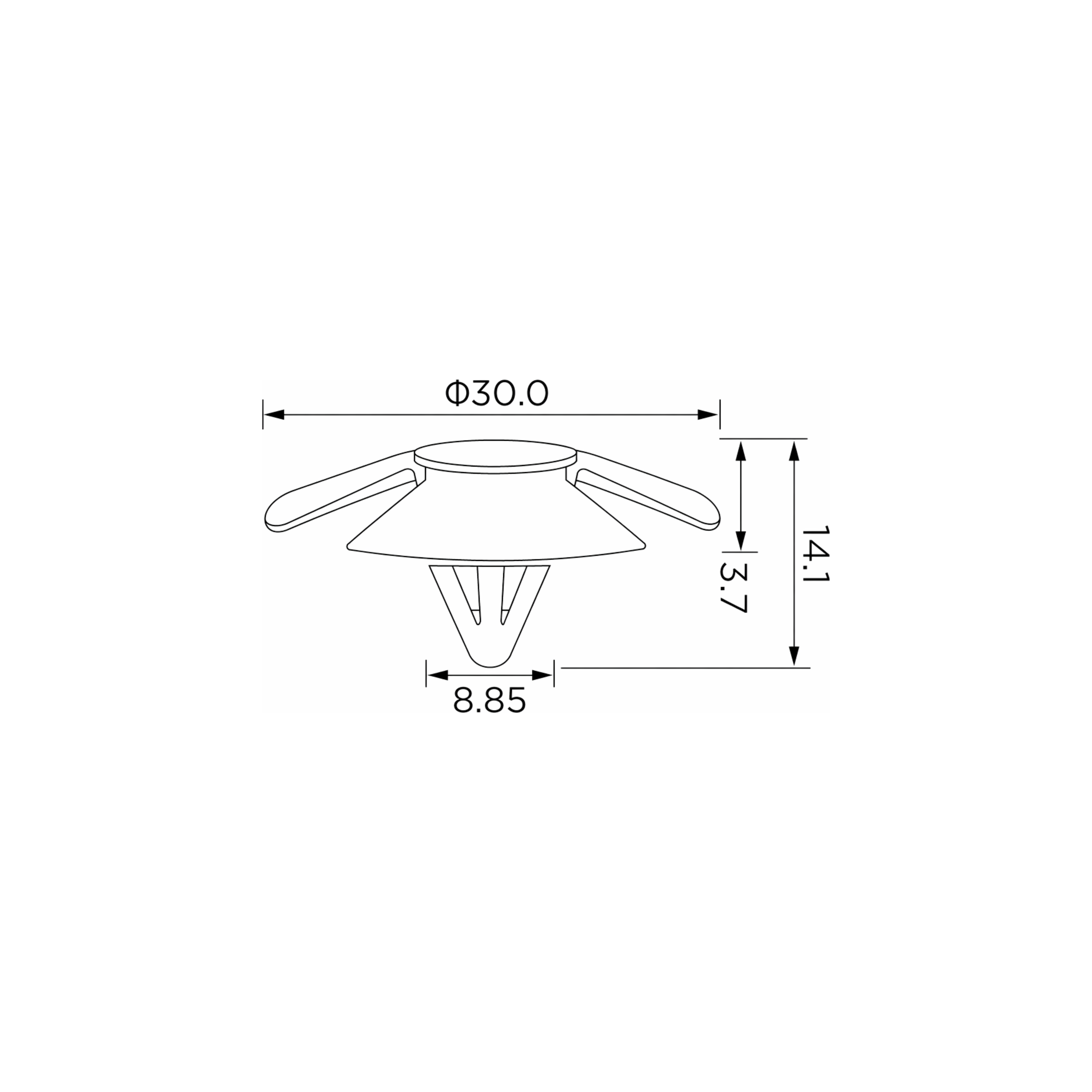 Fästclips Chrysler Pacifica/Pt Cruiser m.fl. – 10-pack