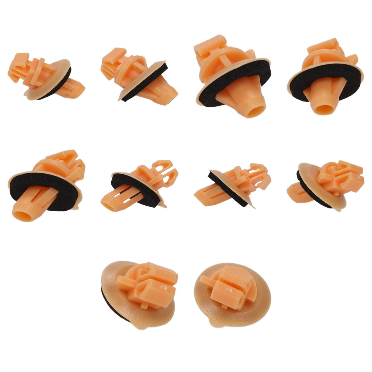 Fästclips Toyota Land Cruiser 90/Land Cruiser 100 m.fl. – 10-pack – Svart