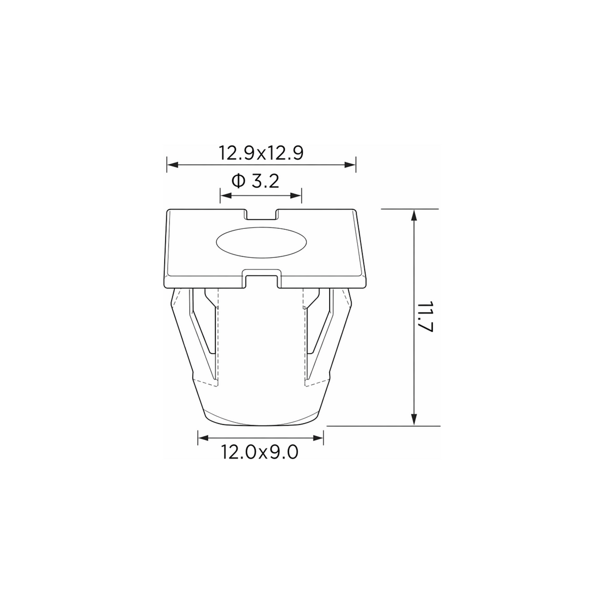 Fästclips Hyundai Accent III/Elantra IV m.fl. – 10-pack