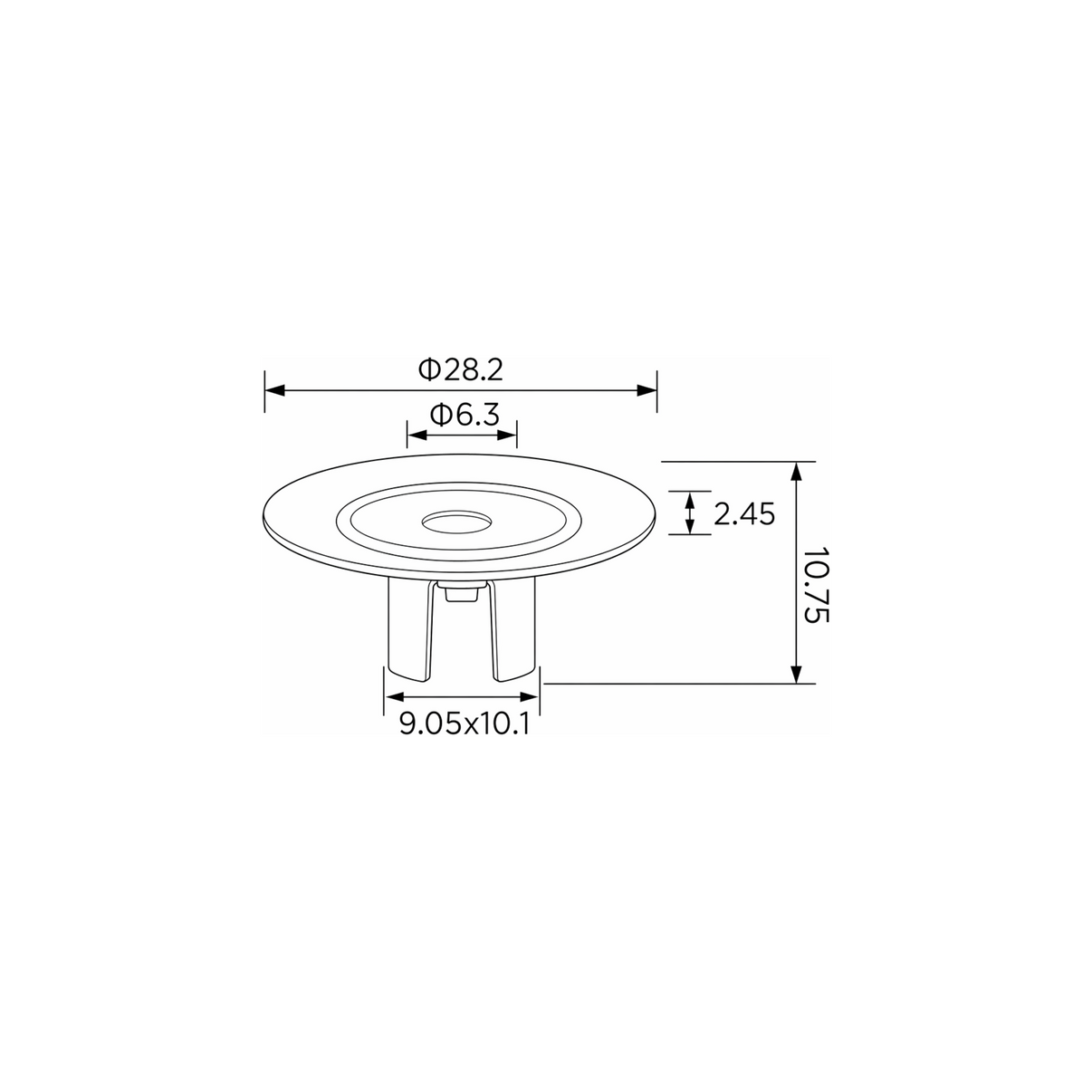 Fästclips – 10-pack