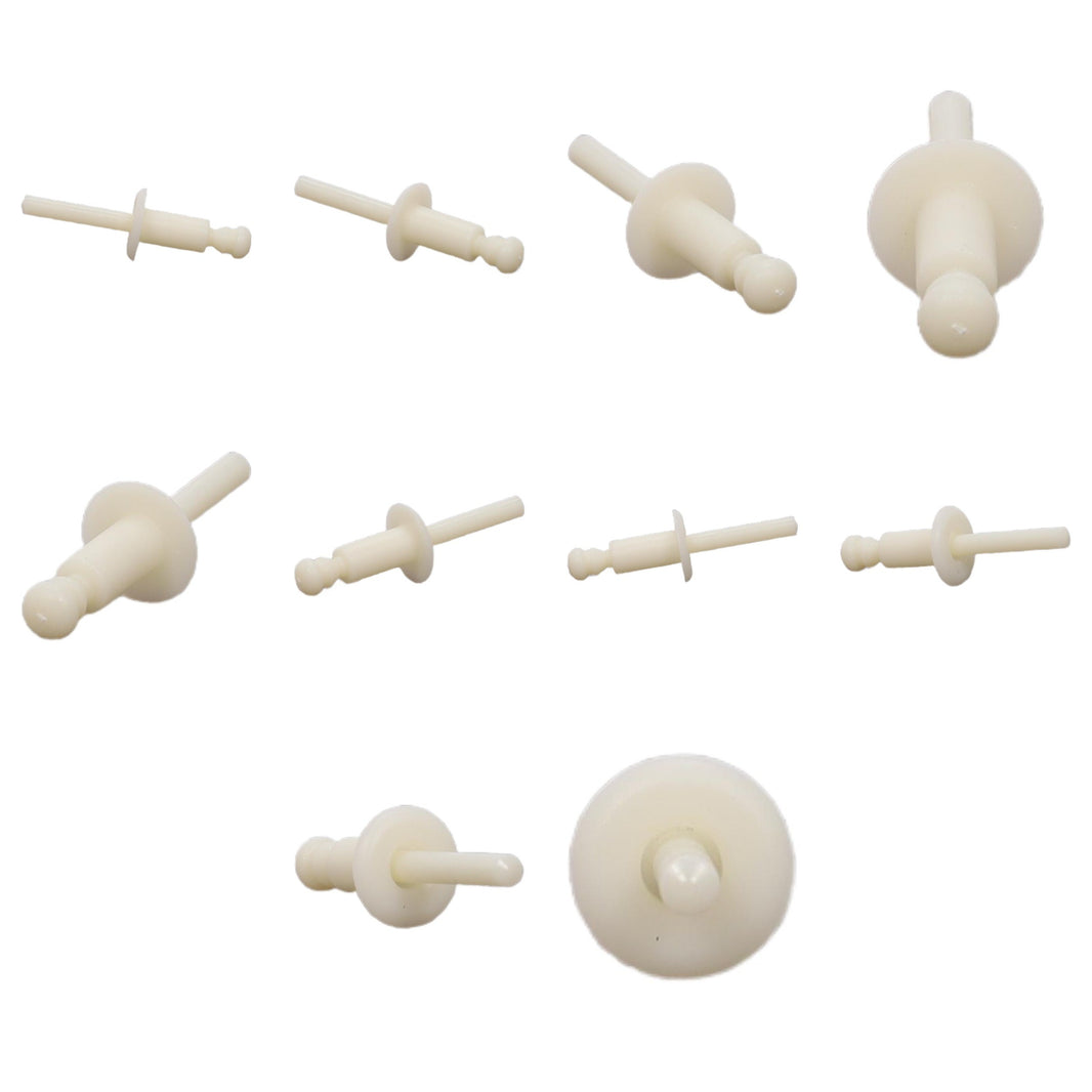 Fästclips – 10-pack – Svart/ Klädseldelar